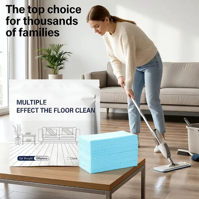 MAVONIQUECOSH® Effortless Clean Floor Tablets (100-Pack)🫧DROP, MOP, AND SHINE.