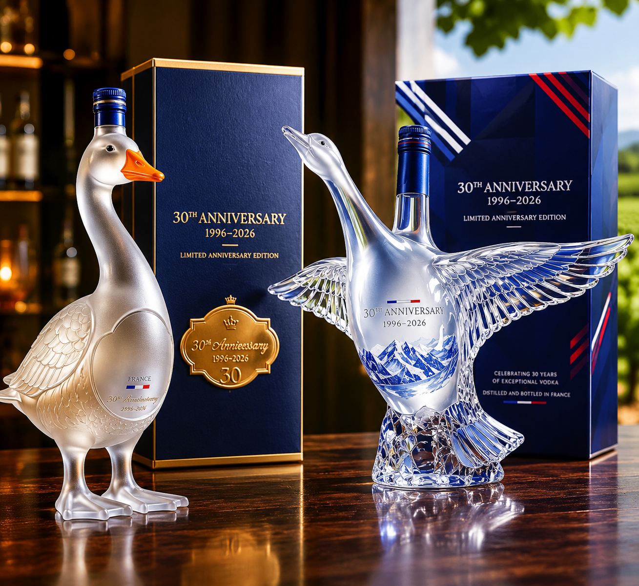 🎁50% OFF Father’s Day 🪿Gift Glass Craft Anniversary 3D Sculpted Vodka Bottle
