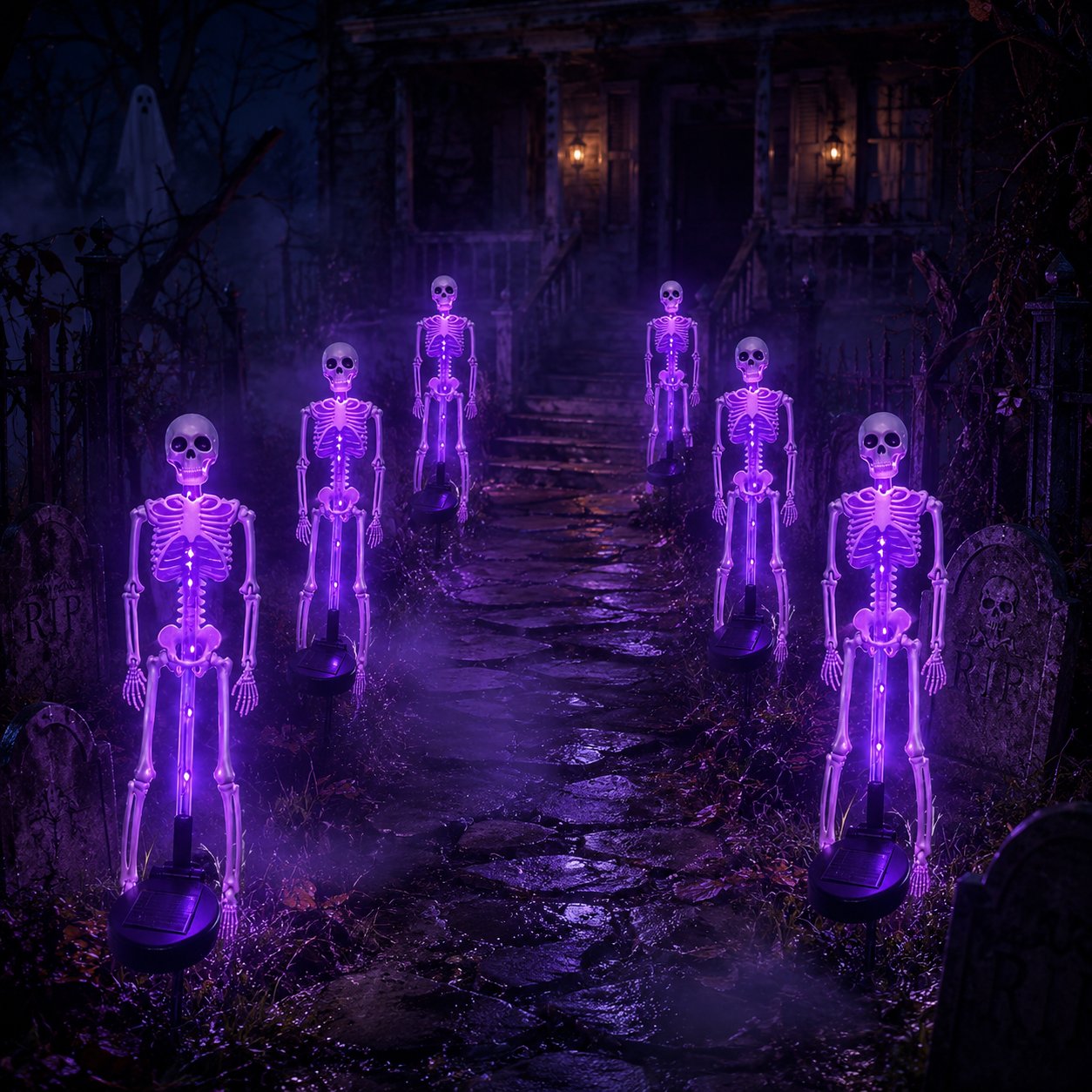 💥LAST DAY 50% OFF🔥💀 Solar Skeleton Yard Stake
