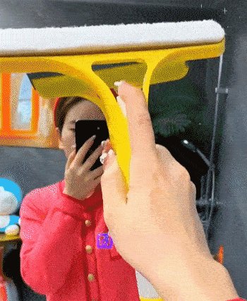 3-in-1 Window Cleaner: Spray + Scrub + Squeegee for Home & Car✨🔥