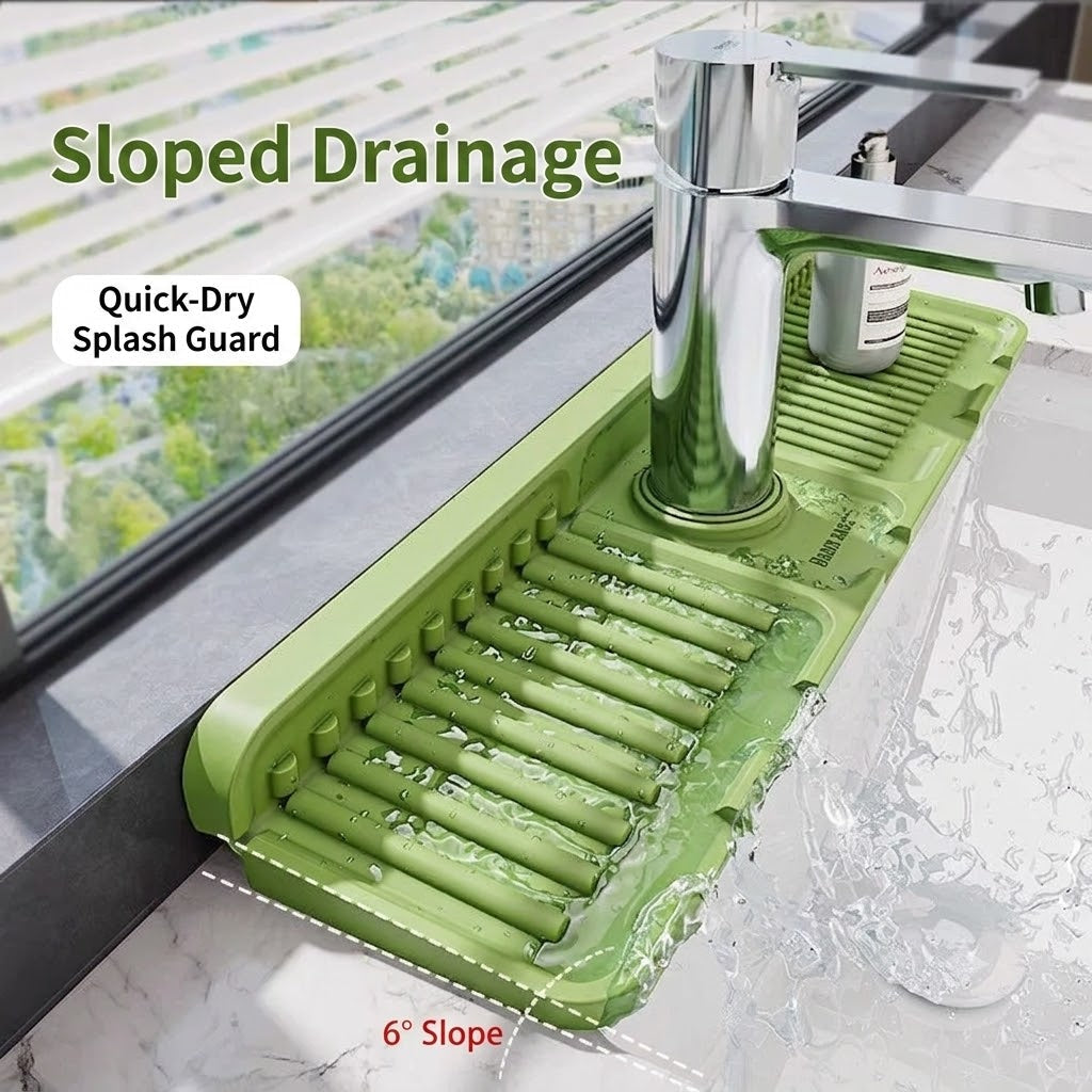 🔥 Hot Sale 55% OFF 🔥Minimalist Auto-Draining Silicone Sink Mat
