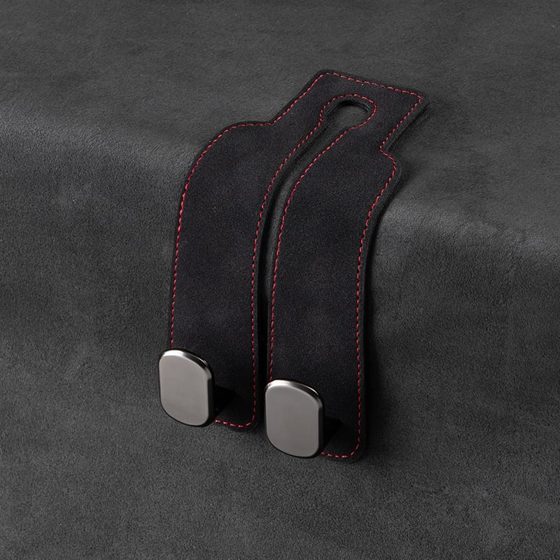 🔥LAST DAY SALE 50% OFF - MAVONIQUECOSH®🚗Car Seat Back Alcantara Storage Hook - 💥Double Hook Holder for Convenient Storage