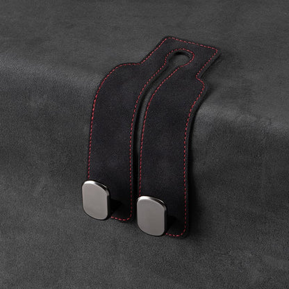 🔥LAST DAY SALE 50% OFF - MAVONIQUECOSH®🚗Car Seat Back Alcantara Storage Hook - 💥Double Hook Holder for Convenient Storage