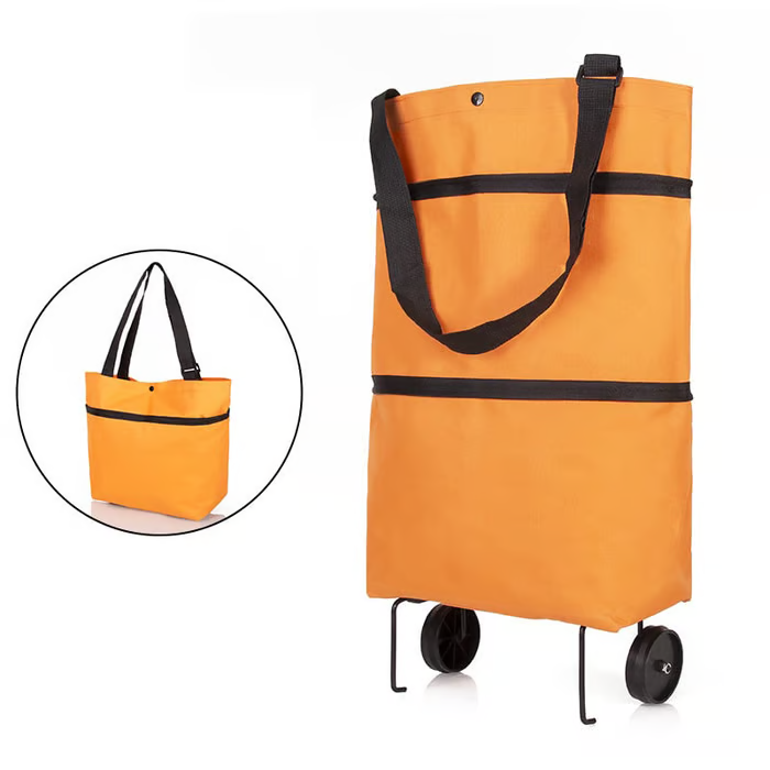 🔥LAST DAY SALE 50% OFF⏰MAVONIQUECOSH®🔥 2-in-1 Convertible Grocery Bag & Rolling Shopping Cart