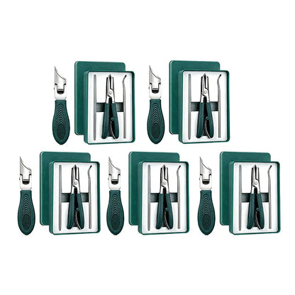 Buy 3 GET 2 FREE🎁Eagle Beak Angled Nail Clippers 3-Piece Set (With Nail Lifter & File) — Podiatrist-Grade Thick & Ingrown Toenail Trimmer 🦶✂️