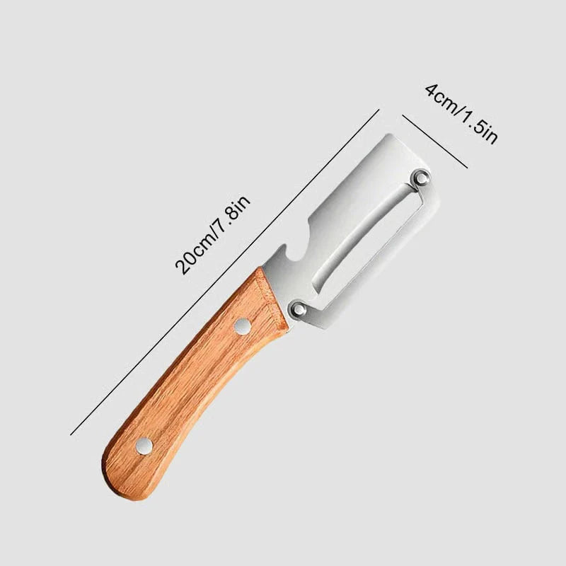 ✨🔪 Multi-Functional Stainless Peeler 🥕