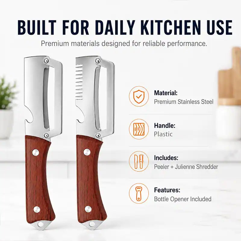 Last Day 60% OFF 🔥✨🔪 Multi-Functional Stainless Peeler 🥕