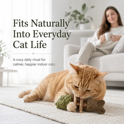 🔥Day Sale 50% OFF🐾-Catnip & Silvervine Chew
