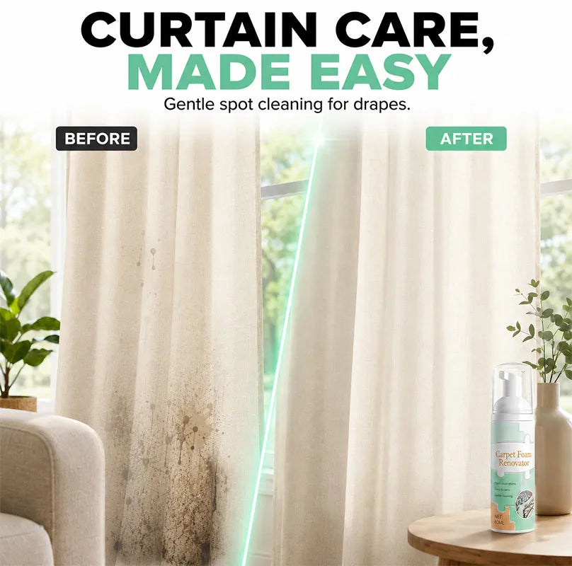 🔥Limited Time Promotion 50% OFF🔥Waterless Carpet Foam Stain Remover with Towel