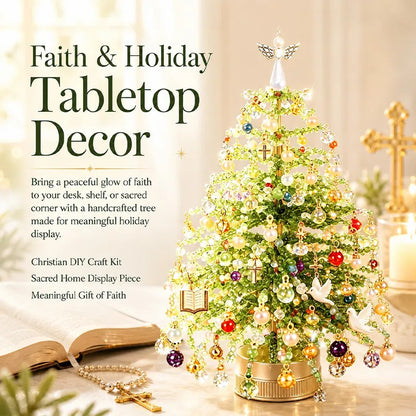 🔥 [50% OFF TODAY] DIY Sparkling Beaded Christmas Tree Kit — Create Magical Holiday Memories at Home 🎄✨ (JG)