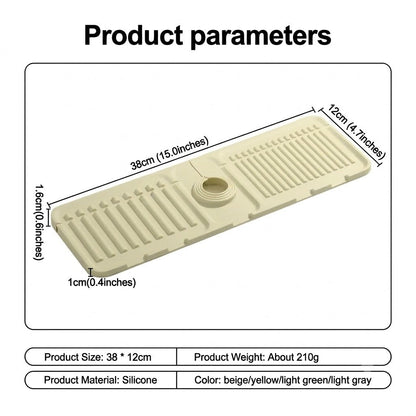 🔥 Hot Sale 55% OFF 🔥Minimalist Auto-Draining Silicone Sink Mat