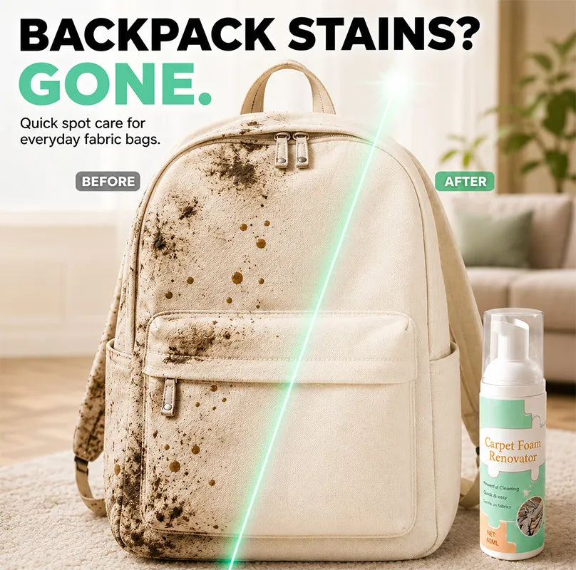 🔥Limited Time Promotion 50% OFF🔥Waterless Carpet Foam Stain Remover with Towel