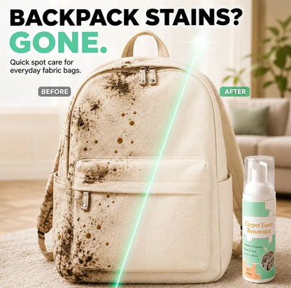 🔥Limited Time Promotion 50% OFF🔥Waterless Carpet Foam Stain Remover with Towel