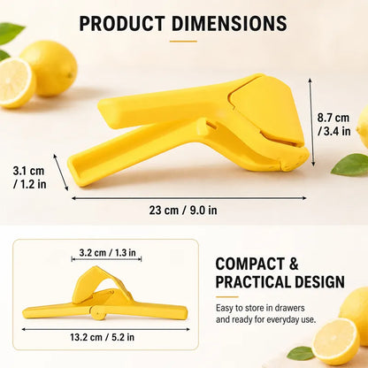 ⭐Universal Fruit Press & Squeezer, ✨Food-Grade PP (BPA-Free), ✅Dishwasher Safe