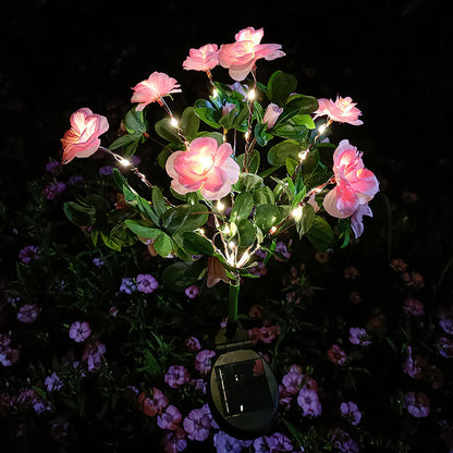 Mavoniquecosh®☀️🌹Solar Rhododendron – Realistic LED Garden Glow (Waterproof & Zero Energy)