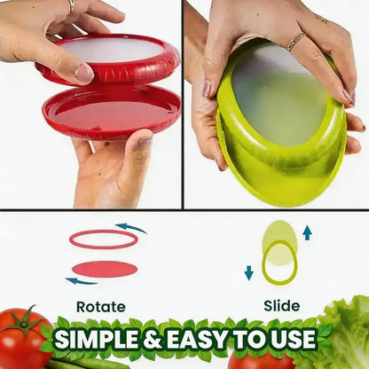 Mavoniquecosh®Ultra-Stretch Pro Pods | Keep Cut Produce Fresh for 7+ Days