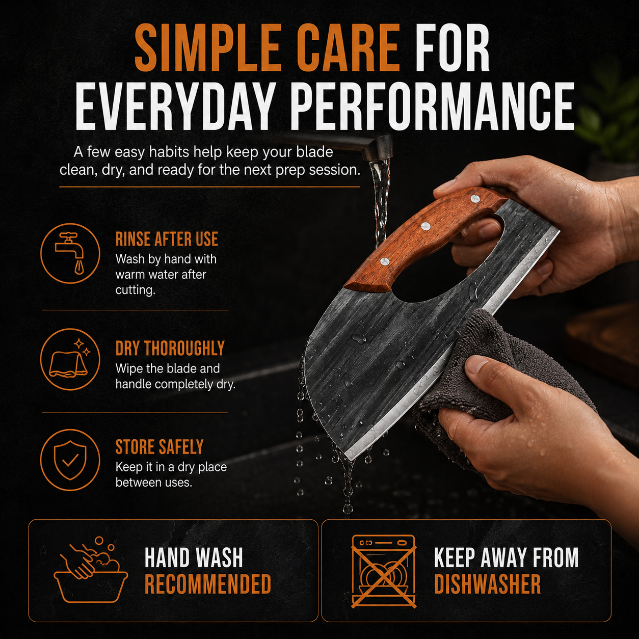 🔥 50% OFF Father’s Day Gift 🎁 | MAVONIQUECOSH®Hand-Forged Kitchen Slicing Cleaver 🍖