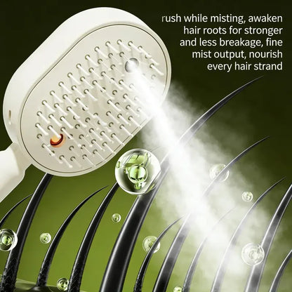 ⭐🍃MAVONIQUECOSH®Electric Spray & Massage Hair Brush