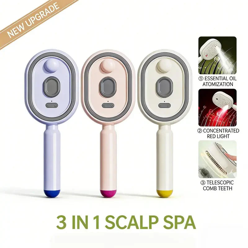 ⭐🍃MAVONIQUECOSH®Electric Spray & Massage Hair Brush
