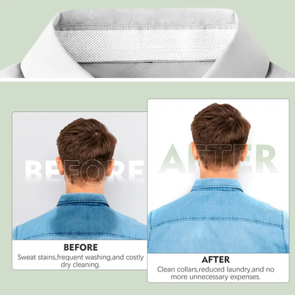 🔥Last Day 50% OFF🎁Invisible Sweat Tape & Collar Protector for Shirts & Hats (2 Rolls, Residue-Free)