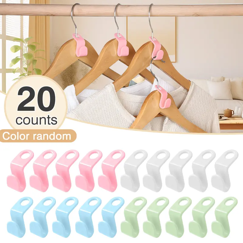 ✨Day Sale 50% OFF✨Space Saving Hangers Connector Hooks 20 Counts