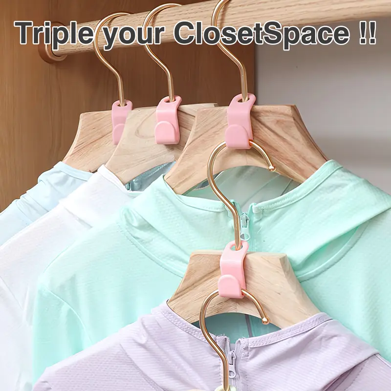 ✨Day Sale 50% OFF✨Space Saving Hangers Connector Hooks 20 Counts
