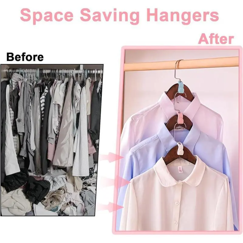 ✨Day Sale 50% OFF✨Space Saving Hangers Connector Hooks 20 Counts