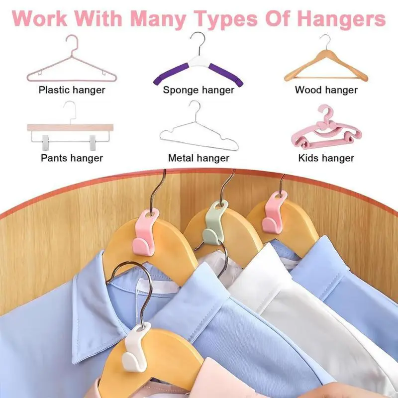 ✨Day Sale 50% OFF✨Space Saving Hangers Connector Hooks 20 Counts