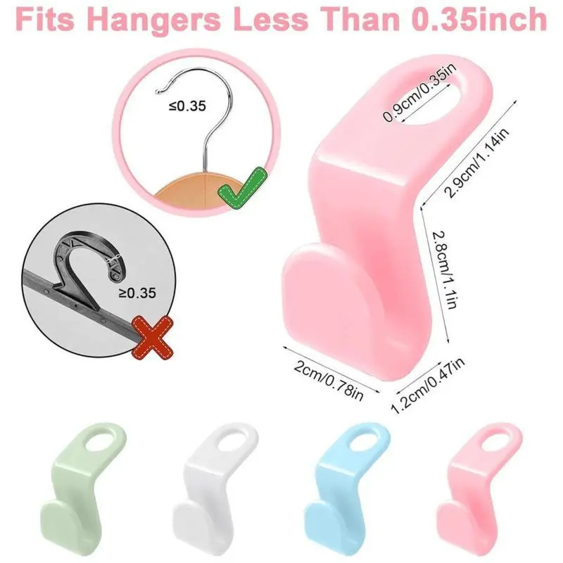 ✨Day Sale 50% OFF✨Space Saving Hangers Connector Hooks 20 Counts