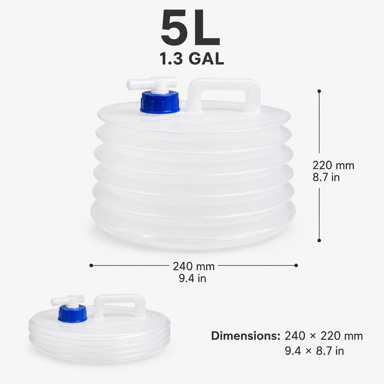📢📢50% OFF !! ⏰Collapsible Water Container with Spigot