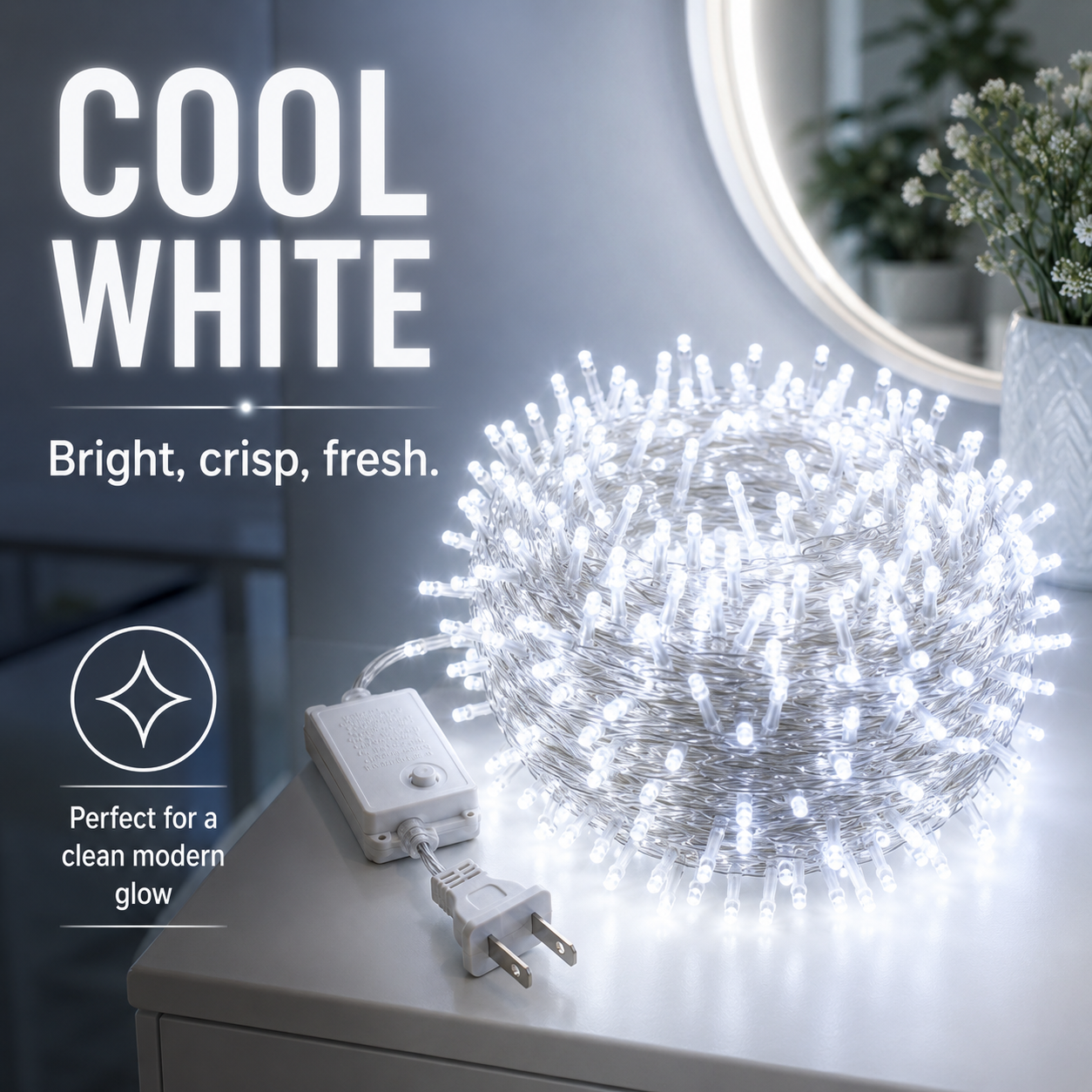 ✨Summer Limited-Time 50% OFF✨ LED String Lights – Warm White & Cool White