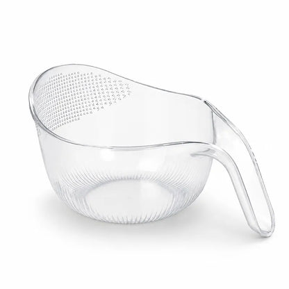 Multipurpose Rice Washing Bowl Strainer with Handle (JG)