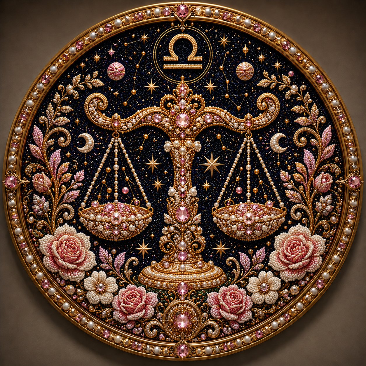 🔥 LAST DAY 49% OFF – ✨ Premium 3D Pearl 12 Zodiac Signs Art Kit ♈🌙💎