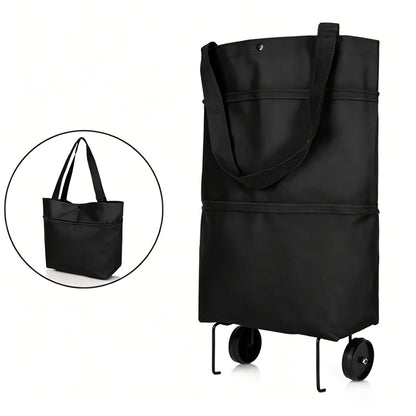 🔥LAST DAY SALE 50% OFF⏰MAVONIQUECOSH®🔥 2-in-1 Convertible Grocery Bag & Rolling Shopping Cart