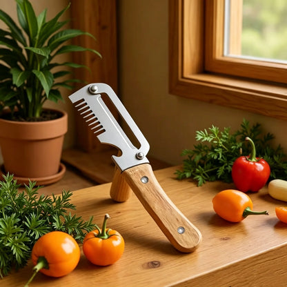 ✨🔪 Multi-Functional Stainless Peeler 🥕
