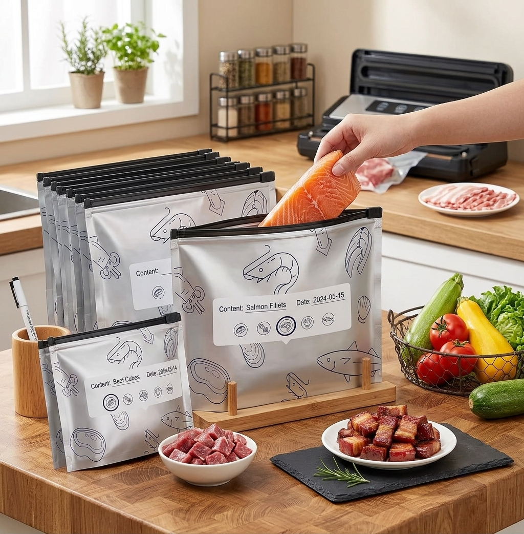 🔥 50% OFF Today! 30PCS Reusable Foil Food Storage Bags – Keep Food Fresh, Sealed & Organized