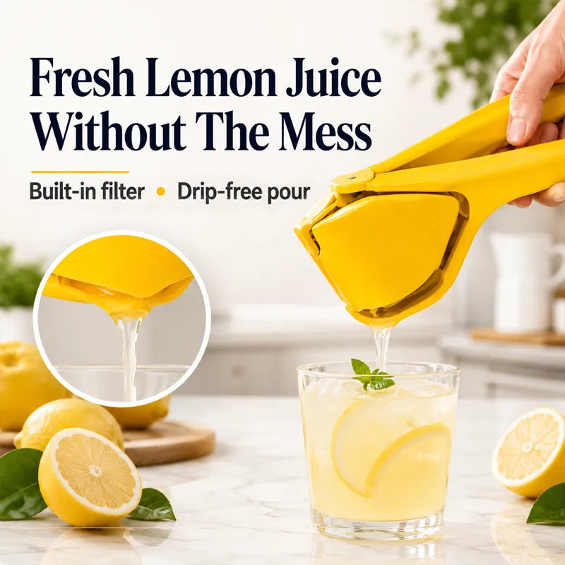 MAVONIQUECOSH®Universal Fruit Press & Squeezer, ✨Food-Grade PP (BPA-Free), ✅Dishwasher Safe
