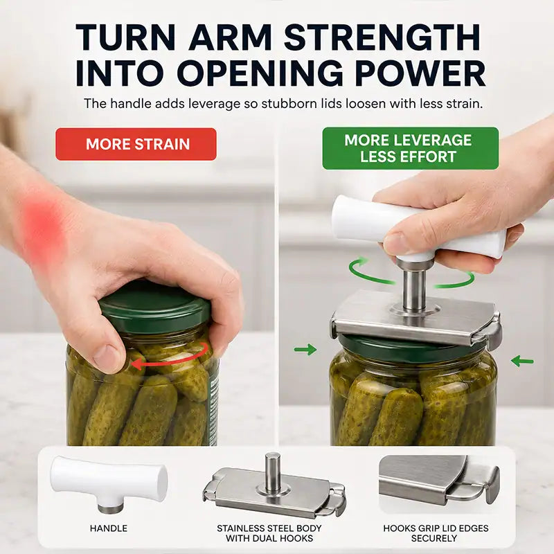Mavoniquecosh Official 💎👉 Easy Grip Jar Opener — Effortless, Anti-Slip & Comfortable to Use (JG)