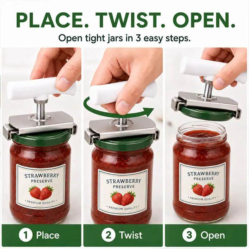 Mavoniquecosh Official 💎👉 Easy Grip Jar Opener — Effortless, Anti-Slip & Comfortable to Use (JG)