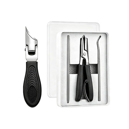 Buy 3 GET 2 FREE🎁Eagle Beak Angled Nail Clippers 3-Piece Set (With Nail Lifter & File) — Podiatrist-Grade Thick & Ingrown Toenail Trimmer 🦶✂️