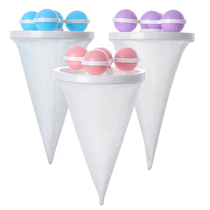 🥳2026 HOT SALE🎁💞50K+ SOLD!🧺🧼 Floating Lint Mesh Bag – Catches hair & lint, reusable, protects washing machine & drain. 🚿✨