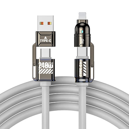 🔥 4-in-1 USB Charging Cable mFish fast charging 240W🔥