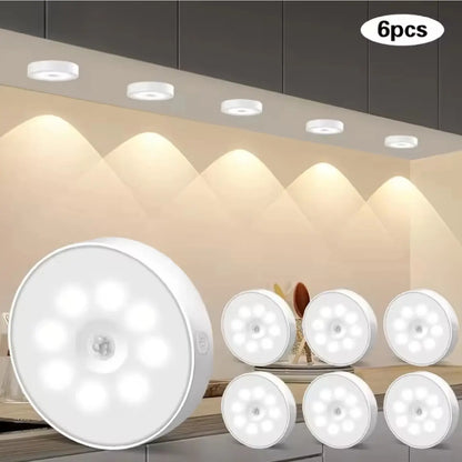 ⭐2-in-1 Stick-On Night Light (Motion + Steady Glow)