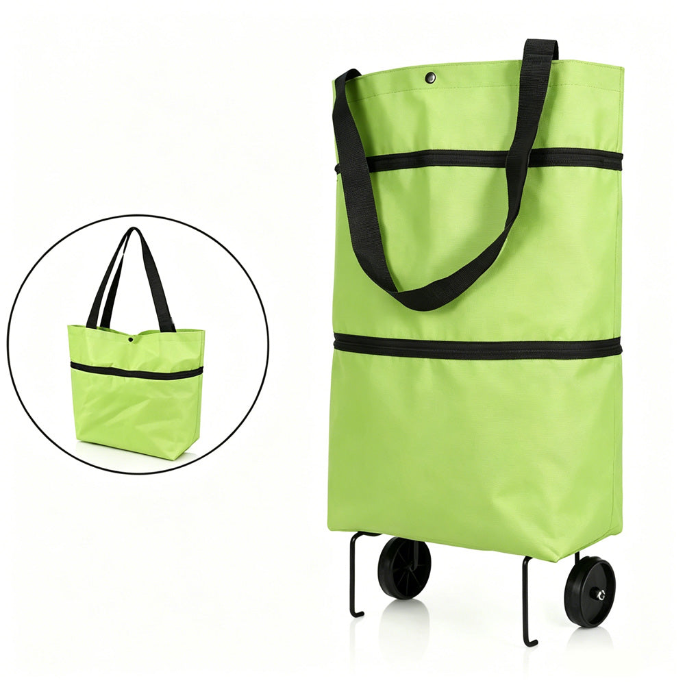 🔥LAST DAY SALE 50% OFF⏰MAVONIQUECOSH®🔥 2-in-1 Convertible Grocery Bag & Rolling Shopping Cart