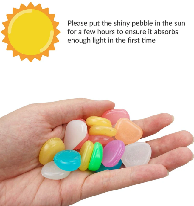 🎁 Limited Time Deal – Mixed Color Glow Luminous Stones ✨