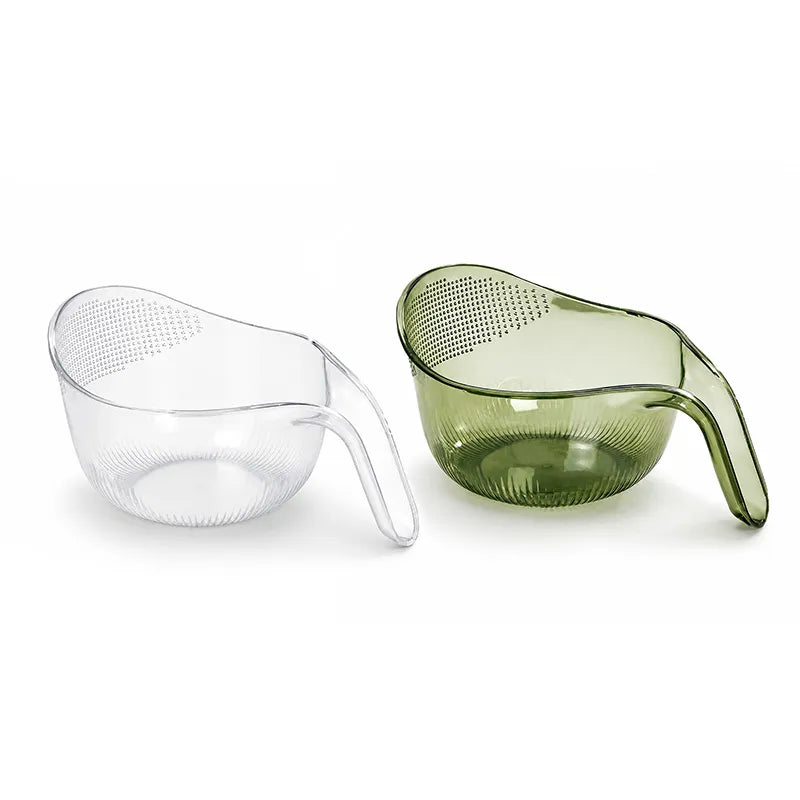 Multipurpose Rice Washing Bowl Strainer with Handle