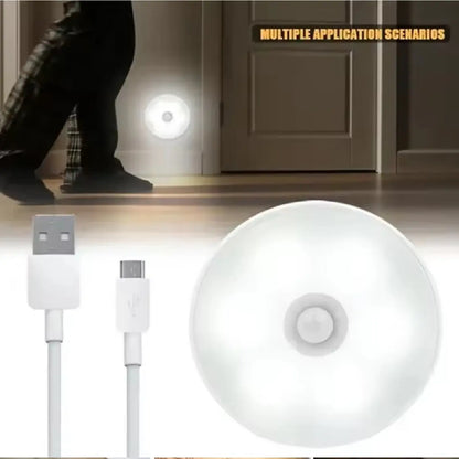 ⭐2-in-1 Stick-On Night Light (Motion + Steady Glow)