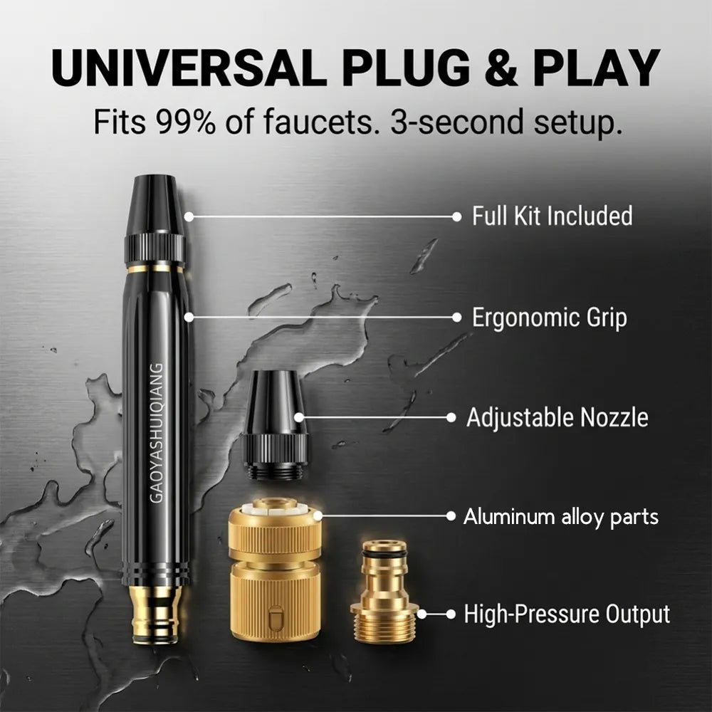 Mavoniquecosh®🚗3-in-1 All-Alloy High-Pressure Nozzle: Home & Car Sprayer 🔥LAST DAY BUY 2-PC Set 60% OFF