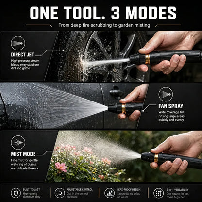 Mavoniquecosh®🚗3-in-1 All-Alloy High-Pressure Nozzle: Home & Car Sprayer 🔥LAST DAY BUY 2-PC Set 60% OFF