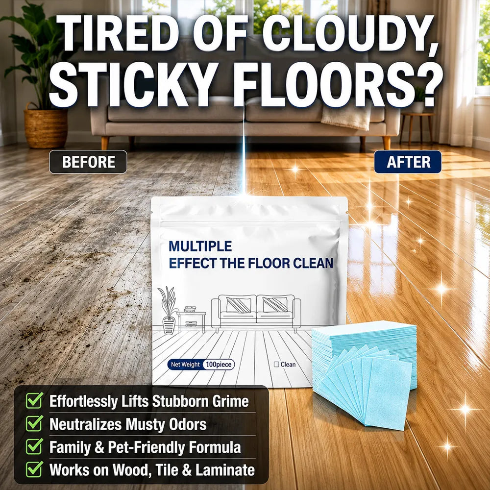 MAVONIQUECOSH® Effortless Clean Floor Tablets (100-Pack)🫧DROP, MOP, AND SHINE.
